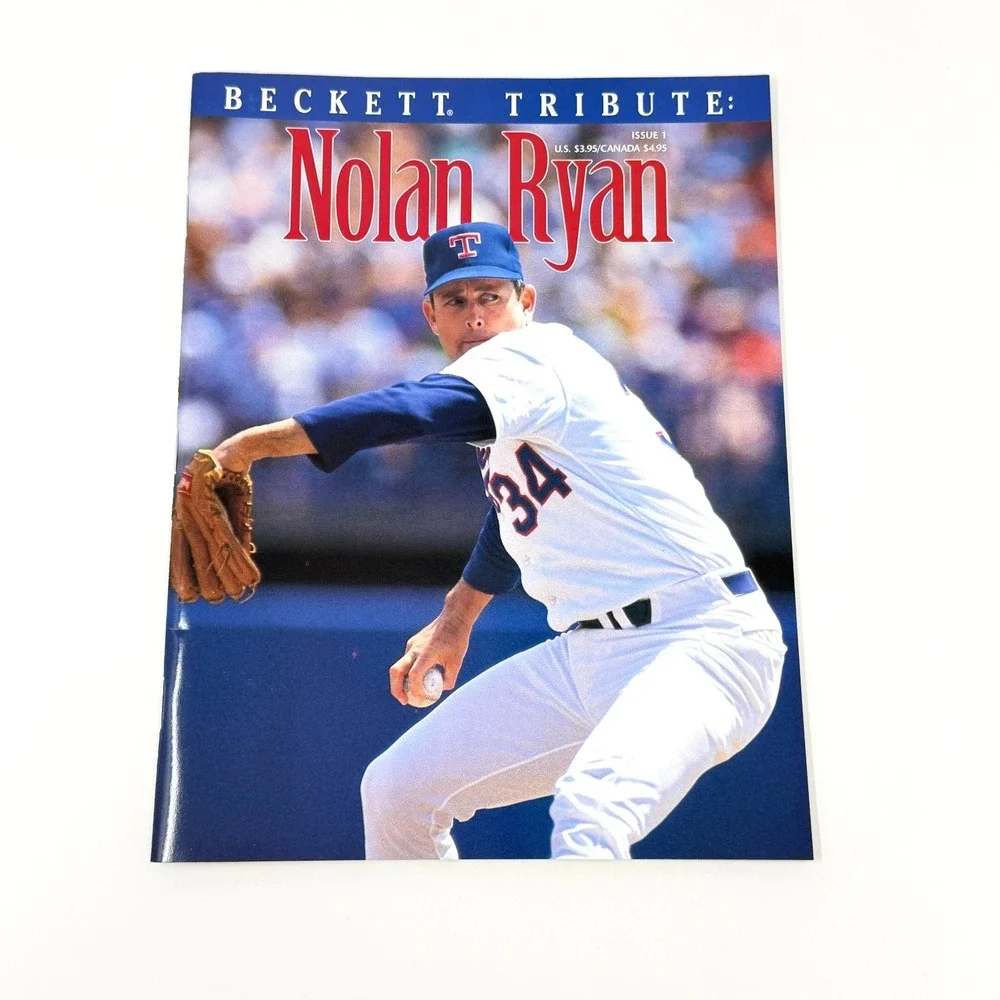 Beckett Nolan Ryan Magazine Issue 1 Baseball Tribute 1993 Collectible